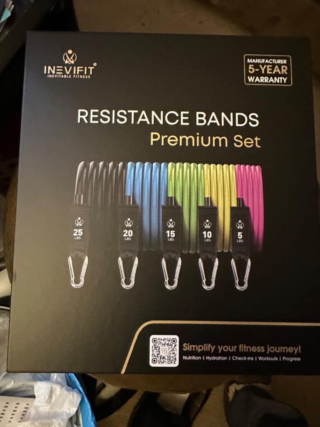 Customer photo review of INEVIFIT | Resistance Bands Set