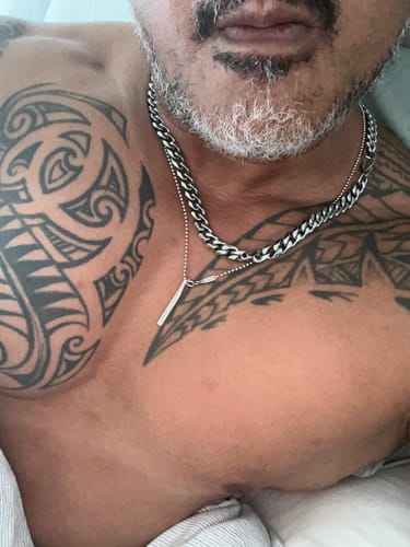 Customer photo review of Sterling Silver Cuban Link Chain