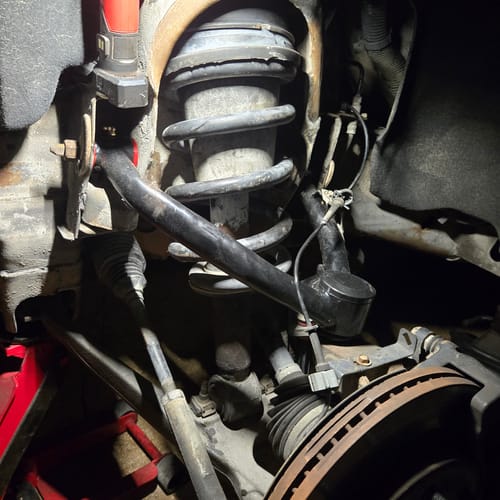 Customer photo review of Upper Control Arm For 2"-4" Lift 2007-2018 Chevy Silverado GMC Sierra 1500
