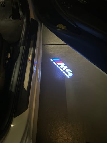 Customer photo review of BMW F SERIES DOOR LIGHTS