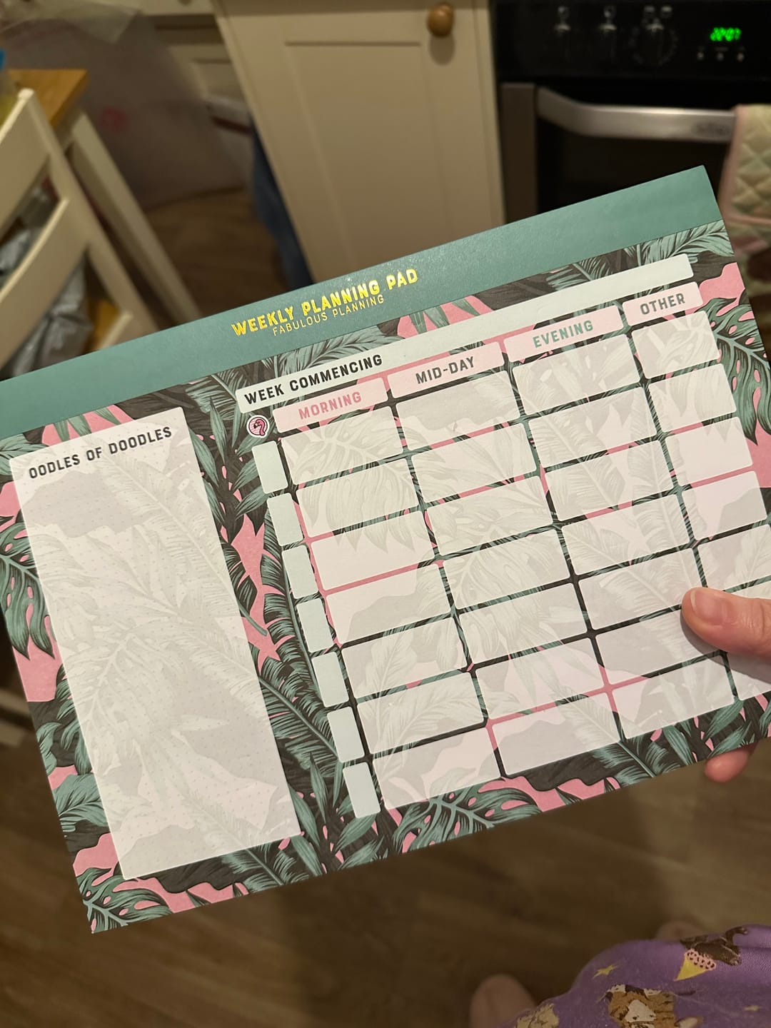 Customer photo review of A4 - Yearly Planning Pad - Botanical