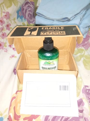 Customer photo review of Aloe Vera Shampoo – Soothes Itchy Scalp, Boosts Hair Growth, Prevents Hair Loss & Dandruff