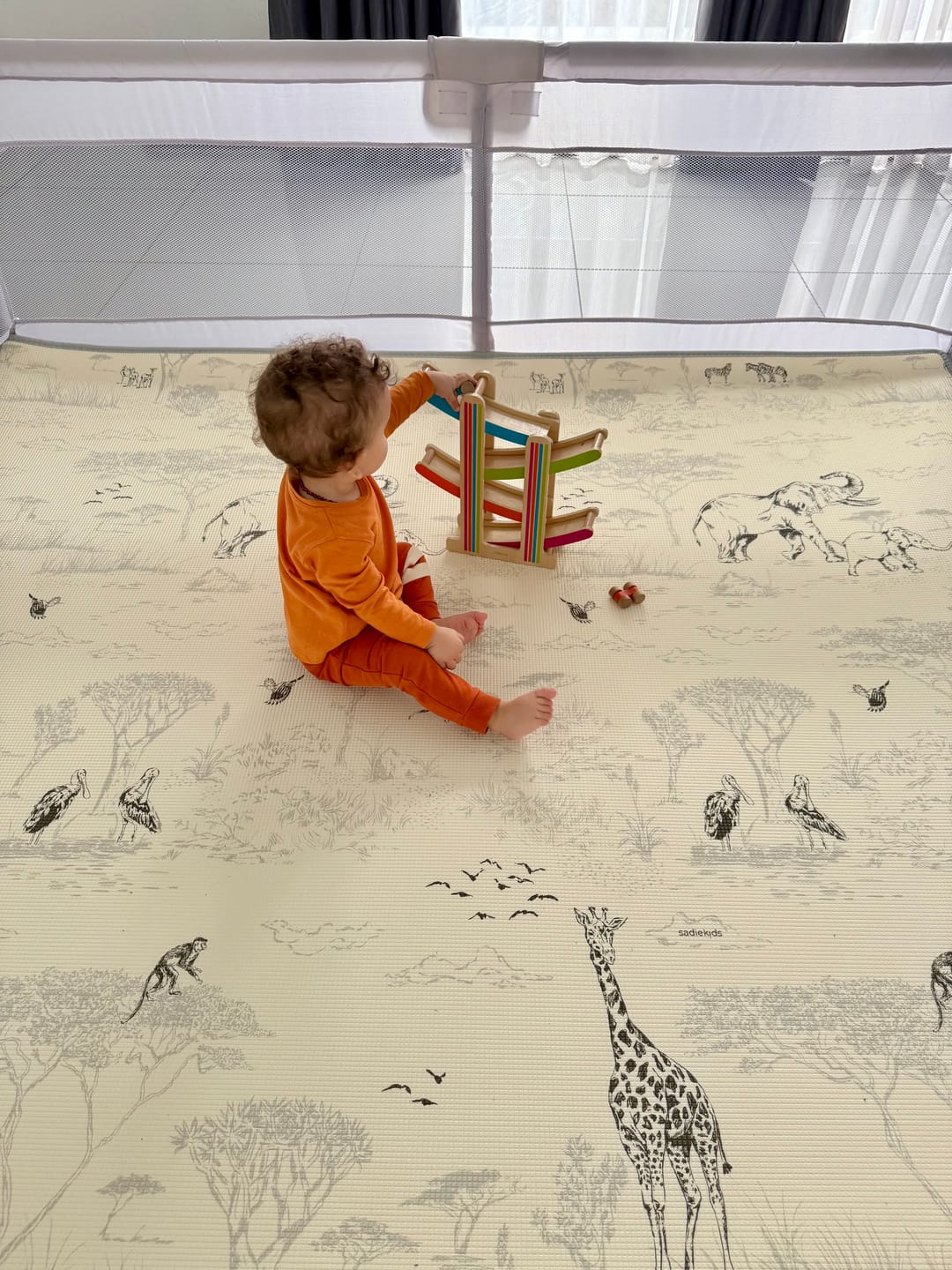 Customer photo review of Safari Toile/ Dune Play Mat