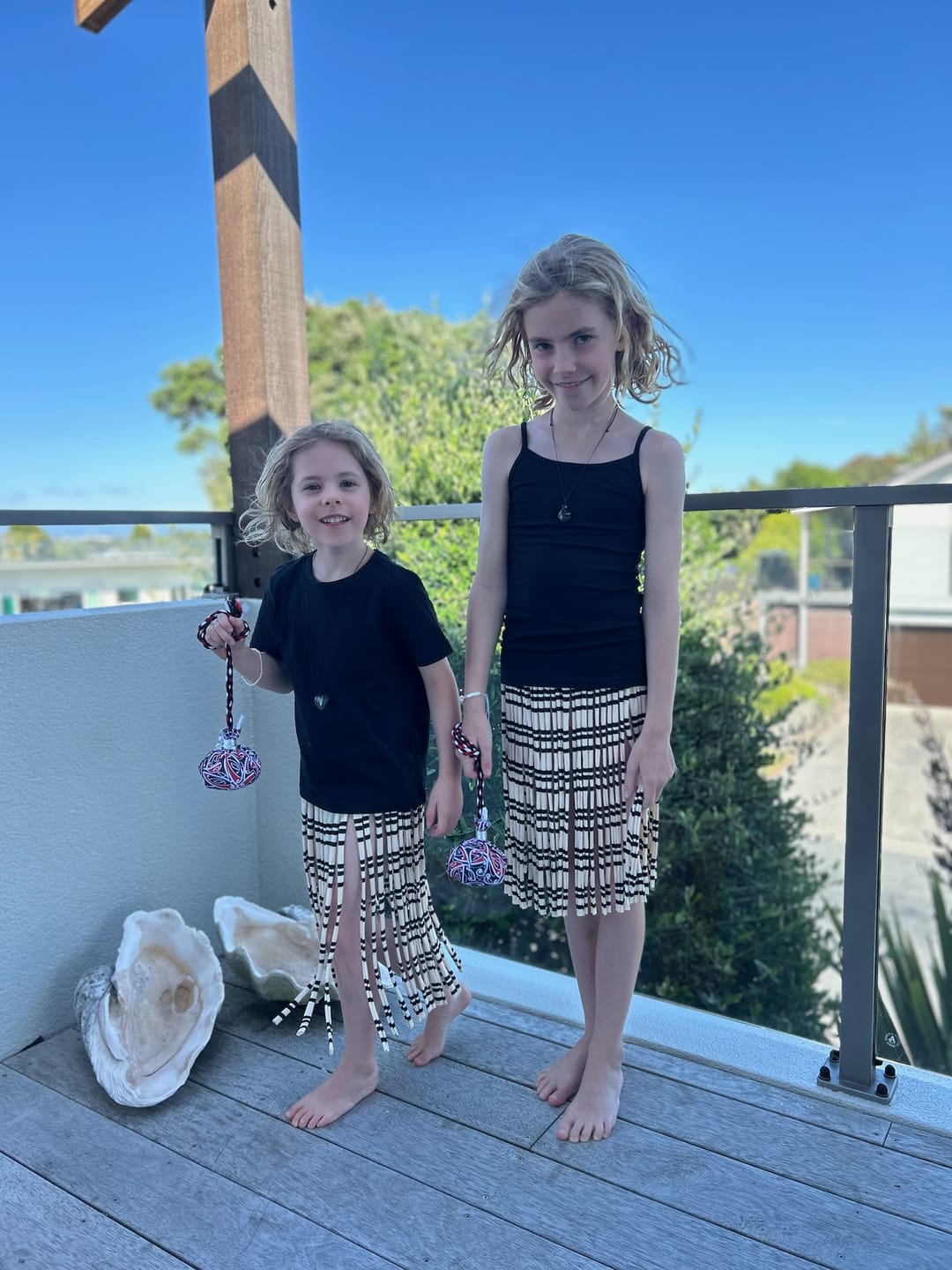 Customer photo review of Kapa Haka Piupiu for Girls and Boys to Mens