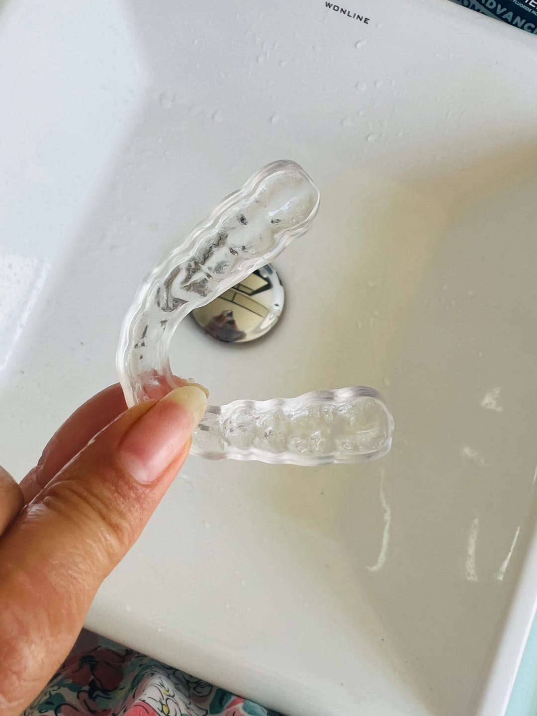 Customer photo review of 2mm Hard Night Guard - Custom Night Guard For Moderate Teeth Grinding/Clenching