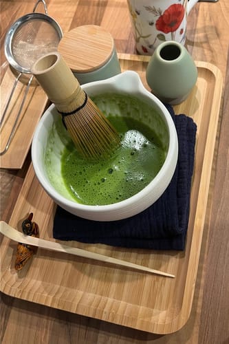 Customer photo review of Premium Ceremonial Matcha 100g