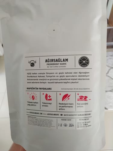 Customer photo review of Ağırsağlam Kahve 250 gr.