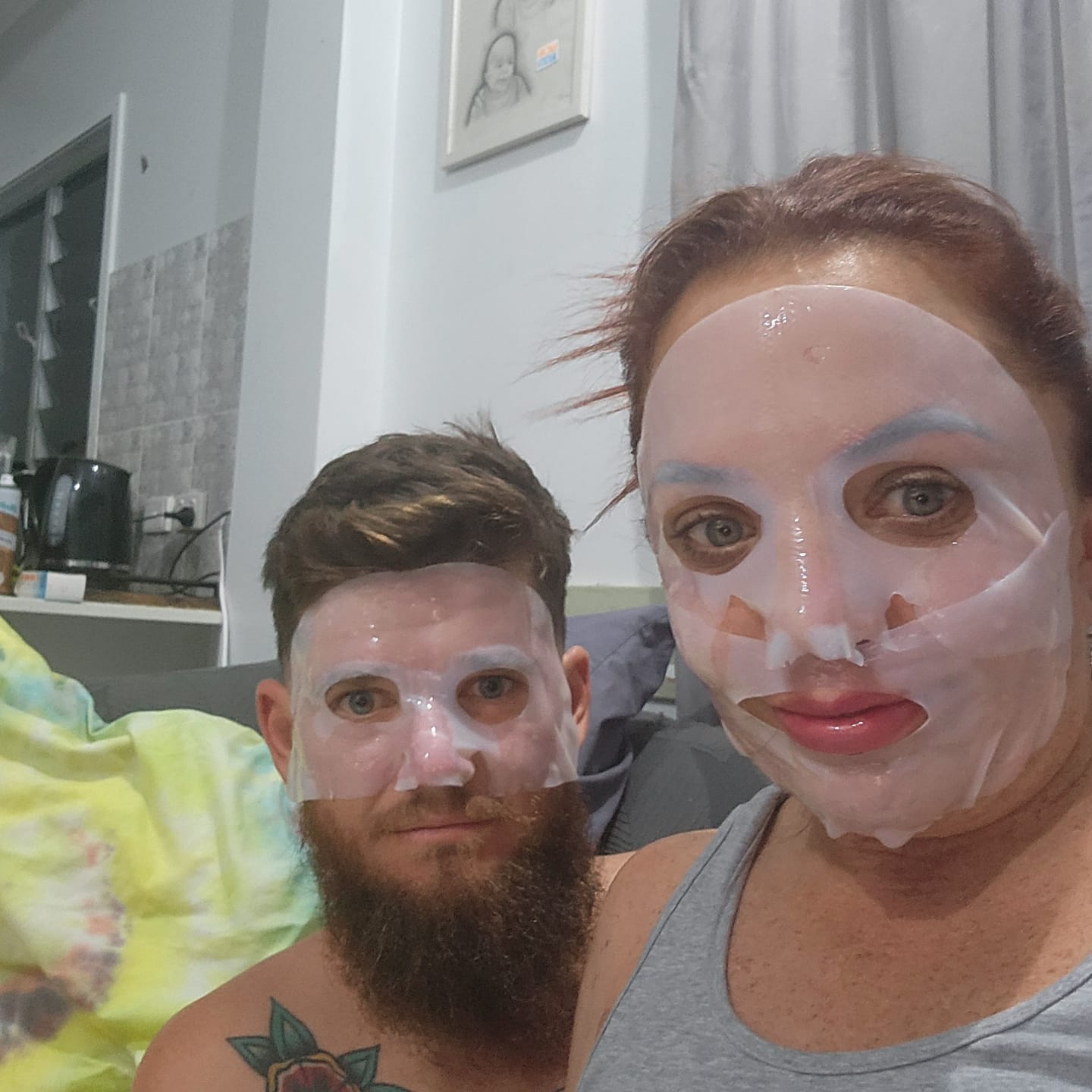 Customer photo review of The Naked Skin Bio-Collagen Mask
