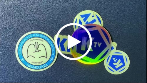Customer video review of Stickers Transparentes