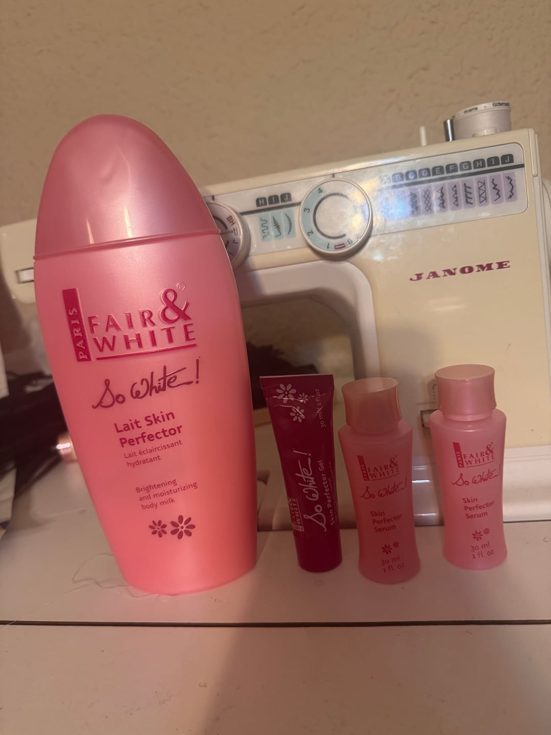 Customer photo review of Fair and White So White Skin Perfector Serum 30ml / 1 fl oz