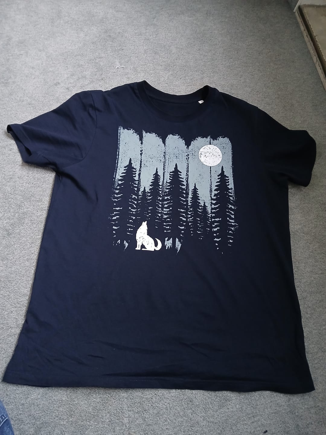 Customer photo review of WOLF IM WALD - Bio Herren Shirt