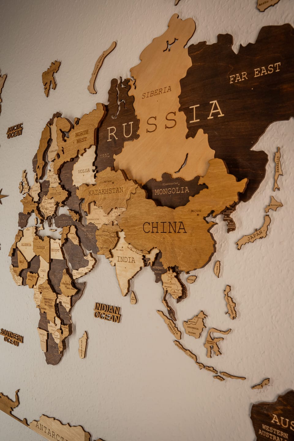 Customer photo review of MIDNIGHT OAK MAP