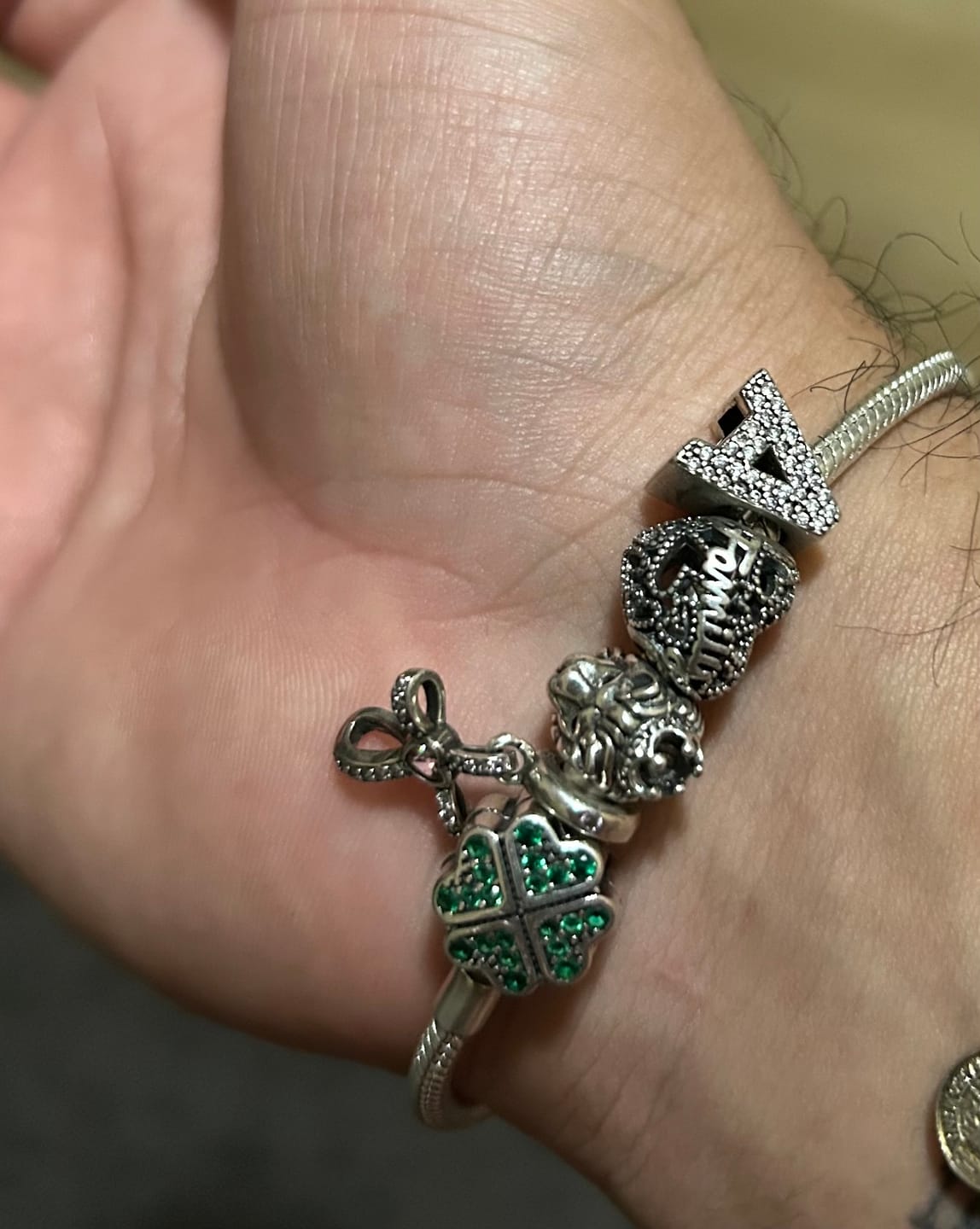 Customer photo review of Charm Letras del Alfabeto