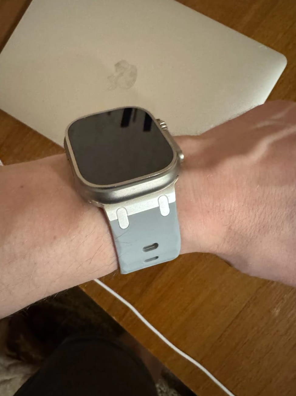 Customer photo review of Soft Silicone 2.0 Strap for Apple Watch