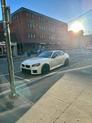 Customer photo review of R44 BMW G87 M2 Complete Suspension Stance Kit