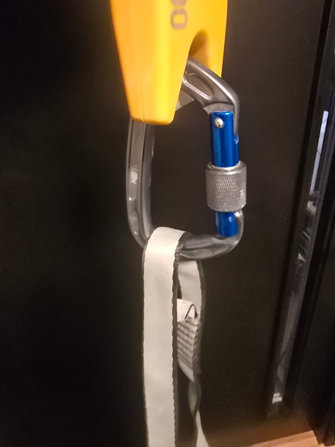 Customer photo review of Carabiner Screwgate