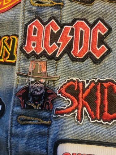 Customer photo review of Iron Maiden - Stranger In A Strange Land - Pin