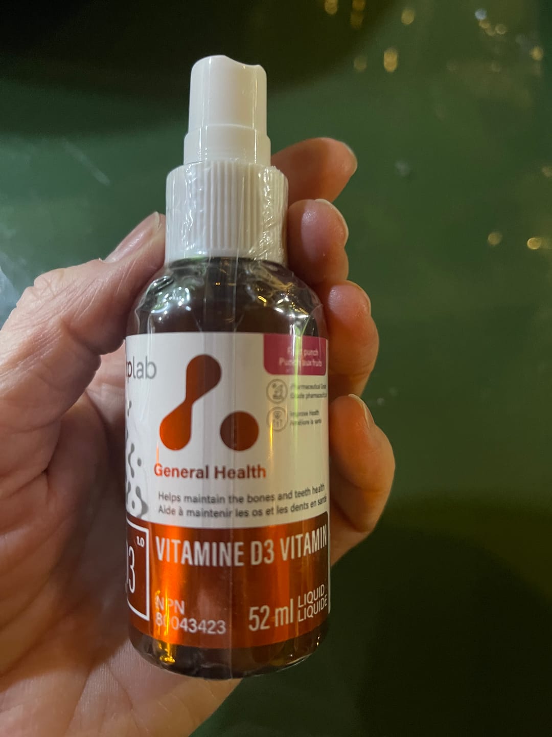 Customer photo review of ATP Lab - Vitamine D3 (vaporisateur) Punch aux fruits 52ml