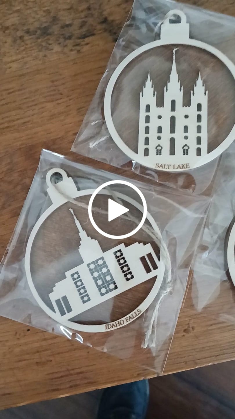 Customer video review of Wooden Temple Christmas Ornament | Choose Any Temple | 300+ Temples to Choose From