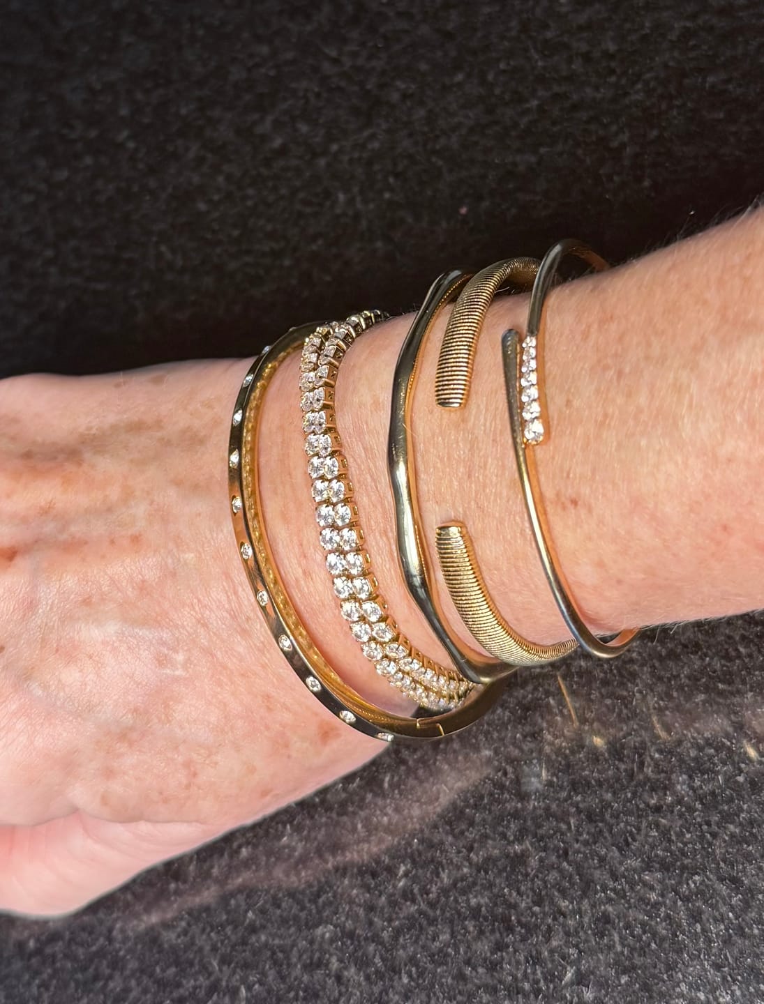 Customer photo review of Bamboo Bangle