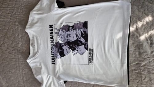 Customer photo review of Seiko Ayase Dandadan T-Shirt Anime Cosplay Short Sleeve Tee