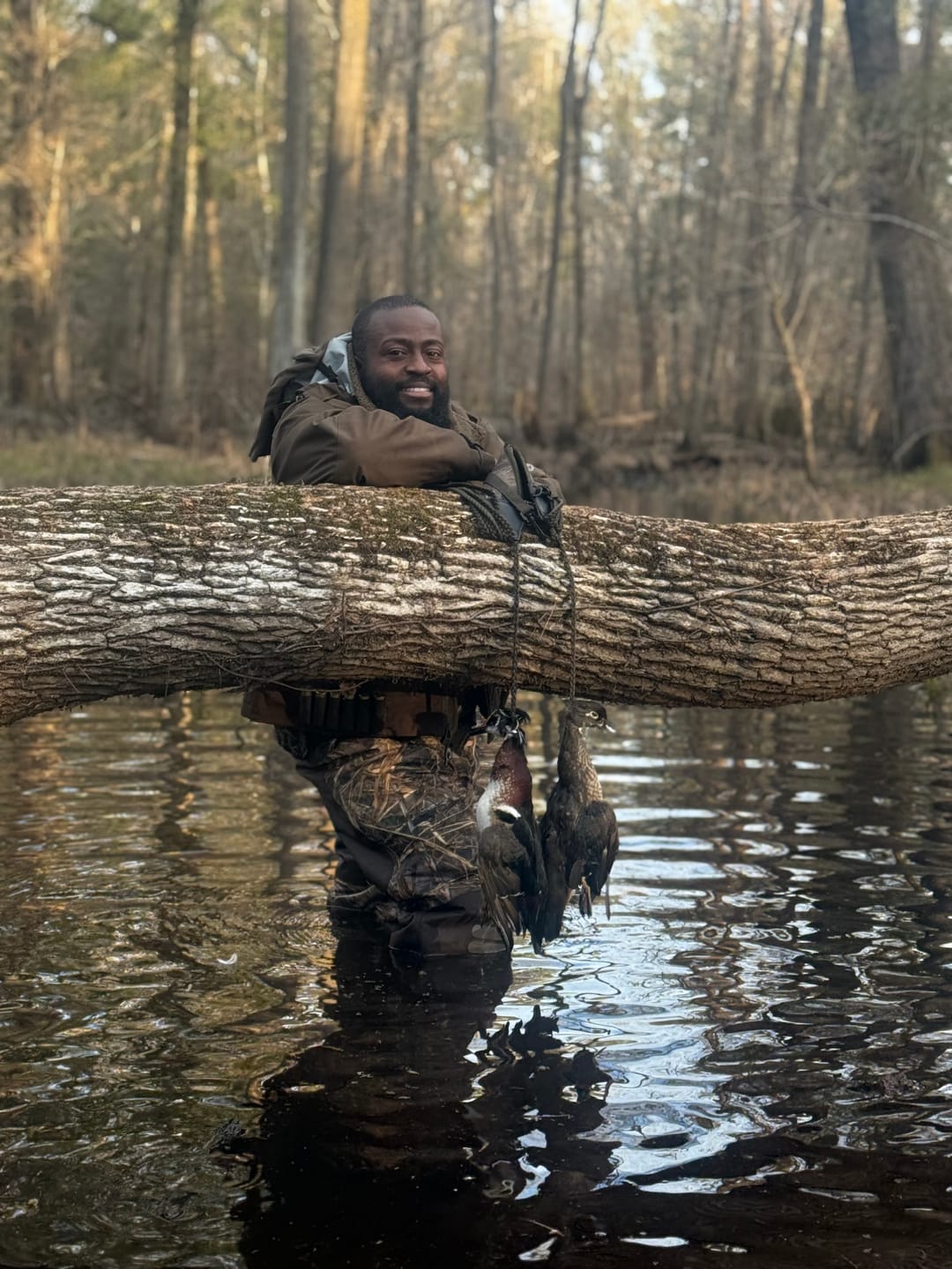 Customer photo review of AquaWade Pro Insulated Duck Waterfowl Hunting Breathable Chest Waders