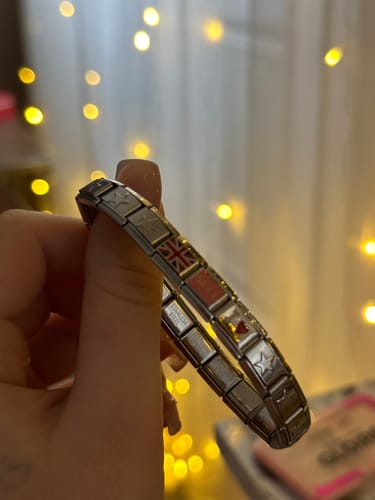 Customer photo review of Original Italian Charm Bracelet