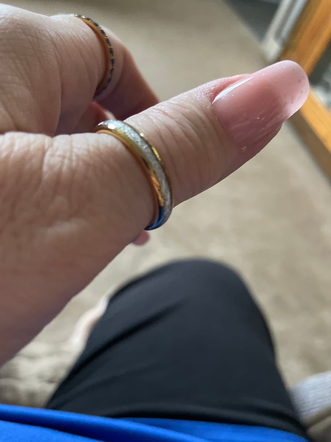 Customer photo review of The Golden Steel 4mm Wonder Ring
