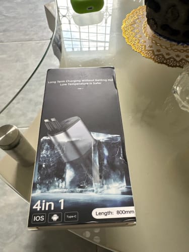 Customer photo review of 4 in 1 Retractable Phone Car Charger
