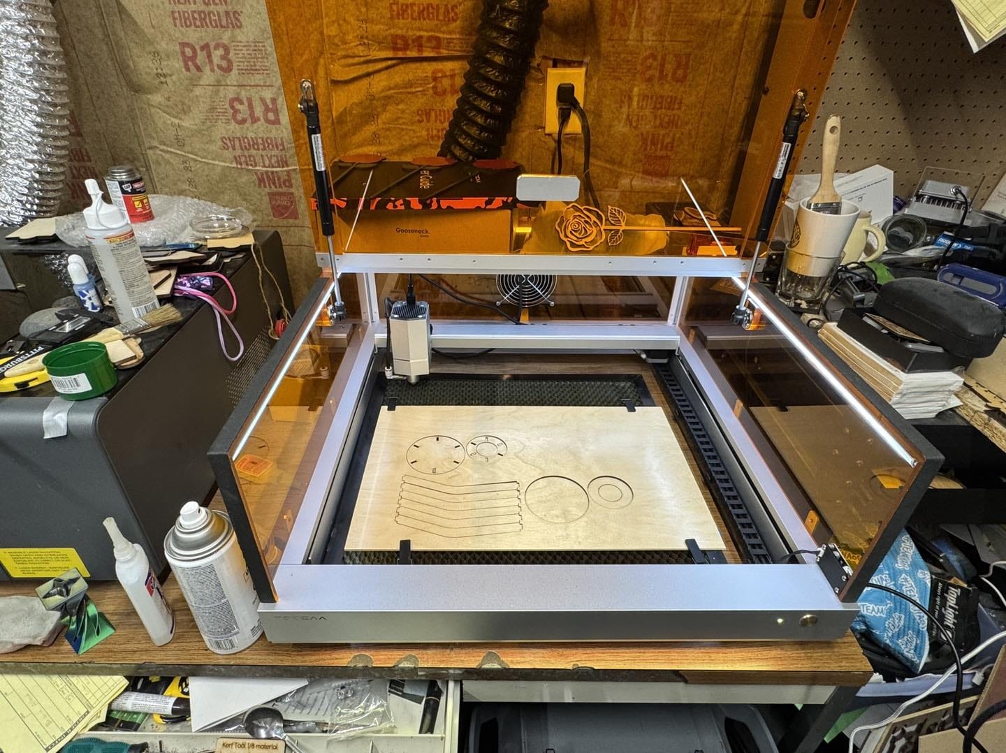 Customer photo review of TOOCAA L2 Desktop Laser Engraver & Cutter