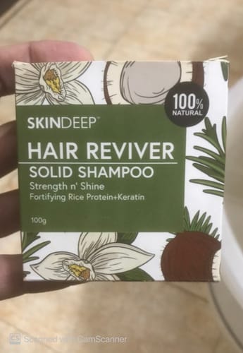 Customer photo review of HAIR REVIVER - Rice Protein Solid Shampoo
