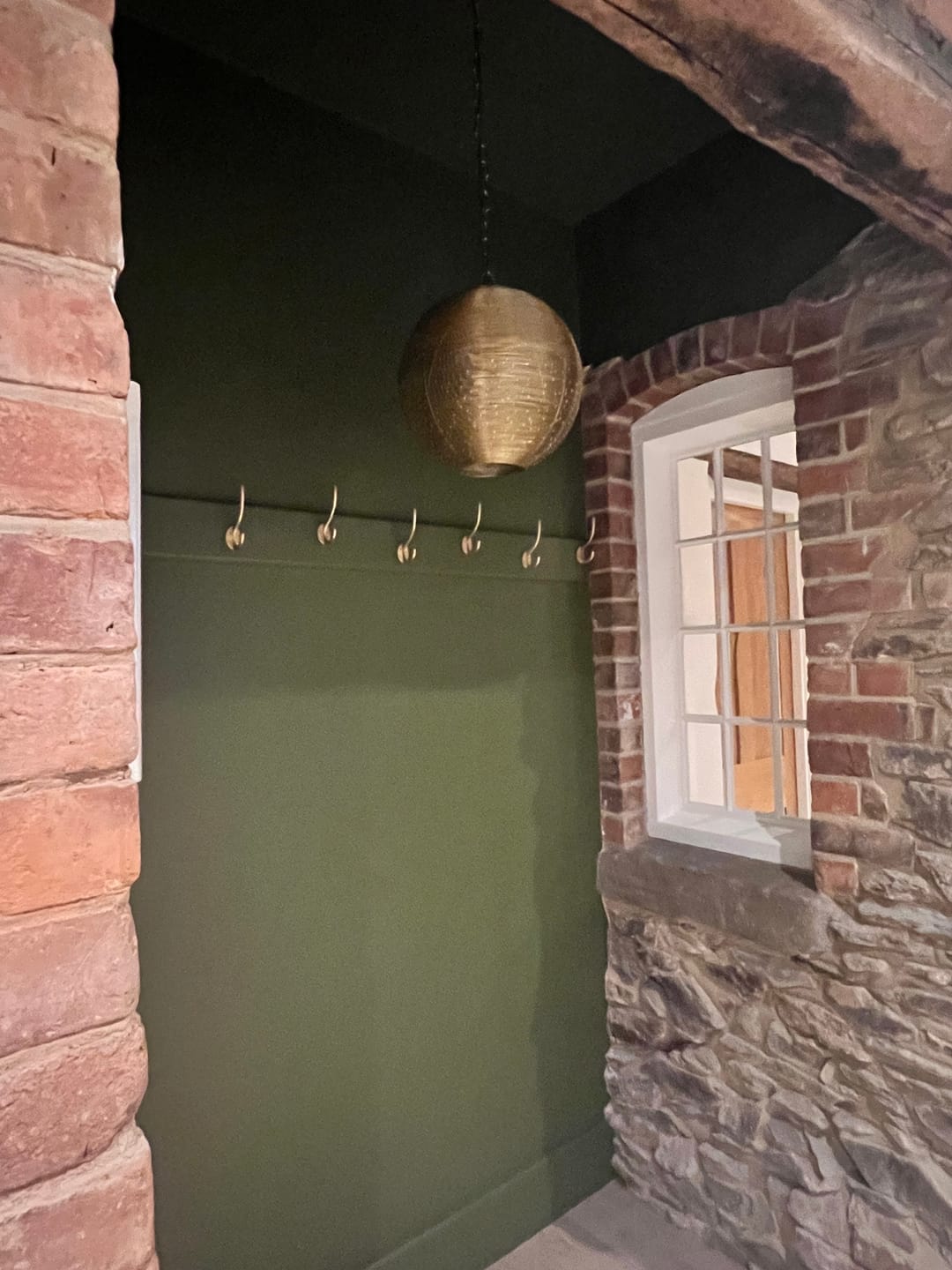 Customer photo review of Classic Brass Hat & Coat Hook