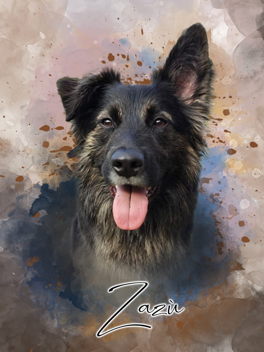 Customer photo review of Portrait Aqua Art