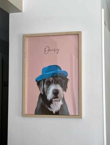 Customer photo review of Detailed Pet Portrait