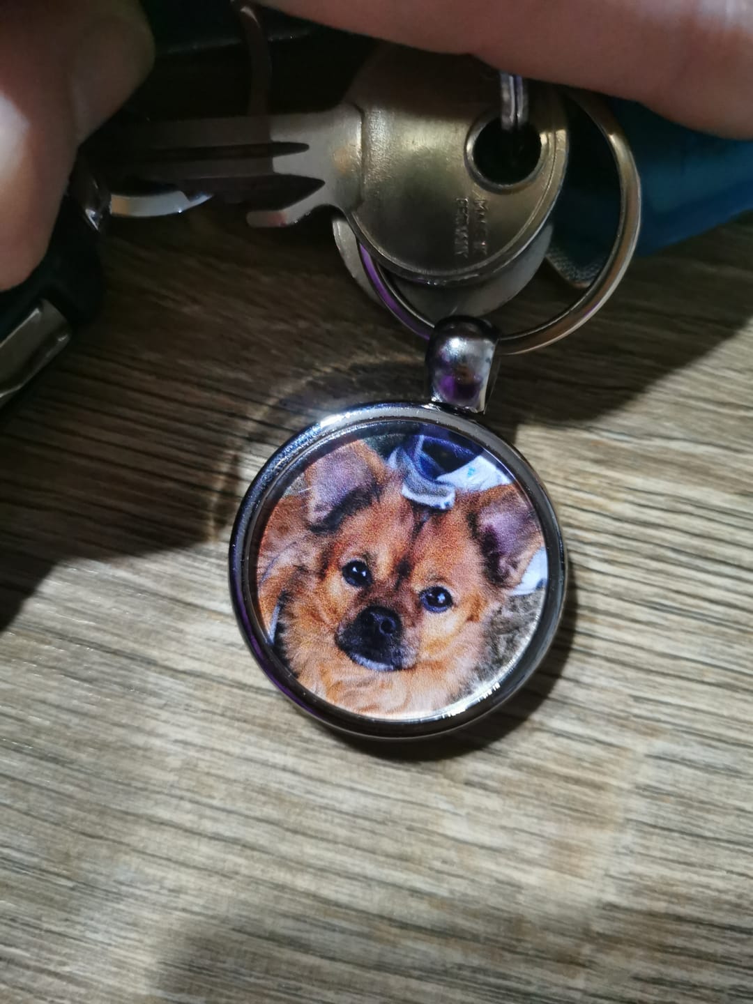 Customer photo review of Schlüsselanhänger mit Hundefoto