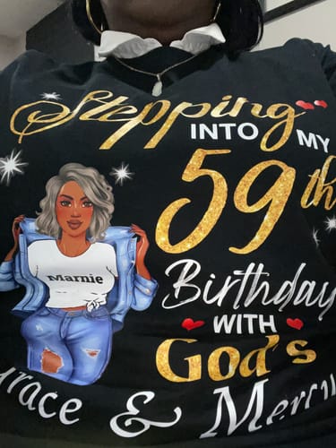 Customer photo review of 59th Birthday With God's Grace & Mercy