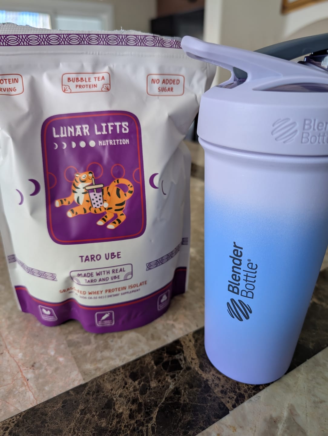 Customer photo review of Taro Ube - Whey Protein Isolate