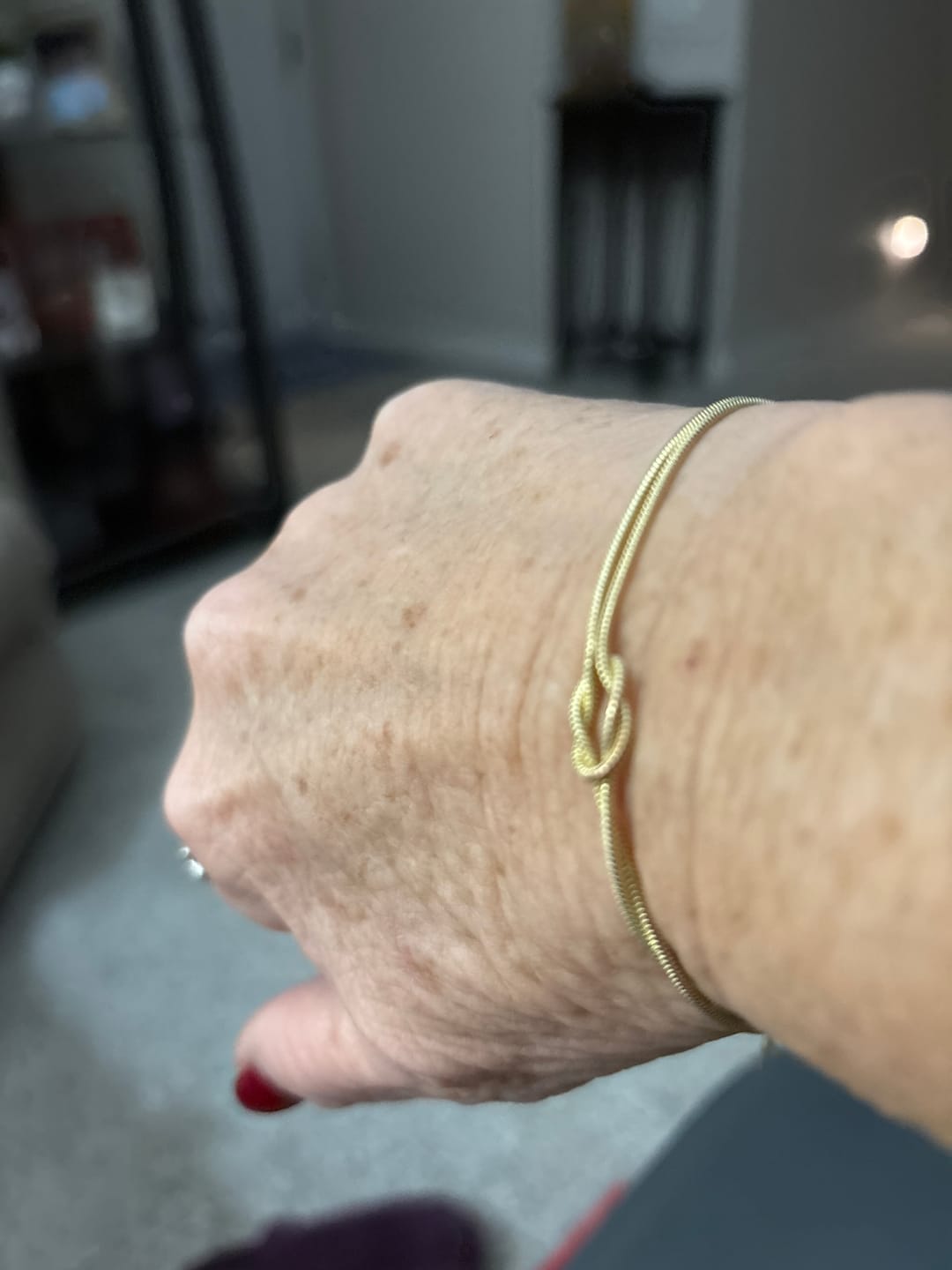 Customer photo review of Sisters Eternal Bond Knot Bracelets