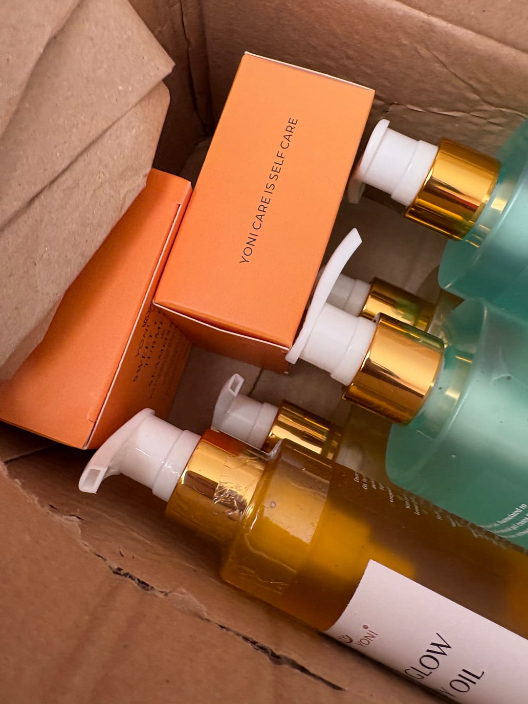 Customer photo review of Sweet Citrus Turmeric & Seamoss Gel - Brightening Body Wash