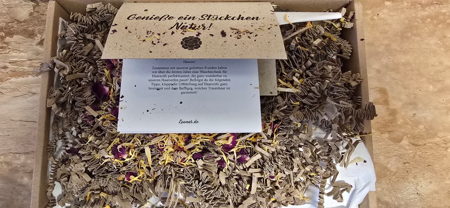 Customer photo review of Loona's SoapSampleBox mit Sisalsäckchen (Probiere alle Düfte)