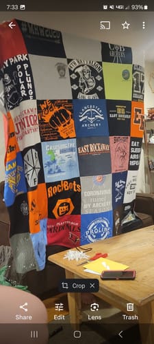 Customer photo review of T Shirt Quilt by Project Repat