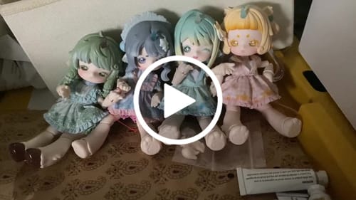 Customer video review of Antu Cute Beast Magic Series Action Figure BJD Blind Box