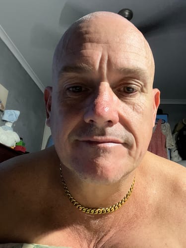 Customer photo review of 18k Gold Cuban Link Chain