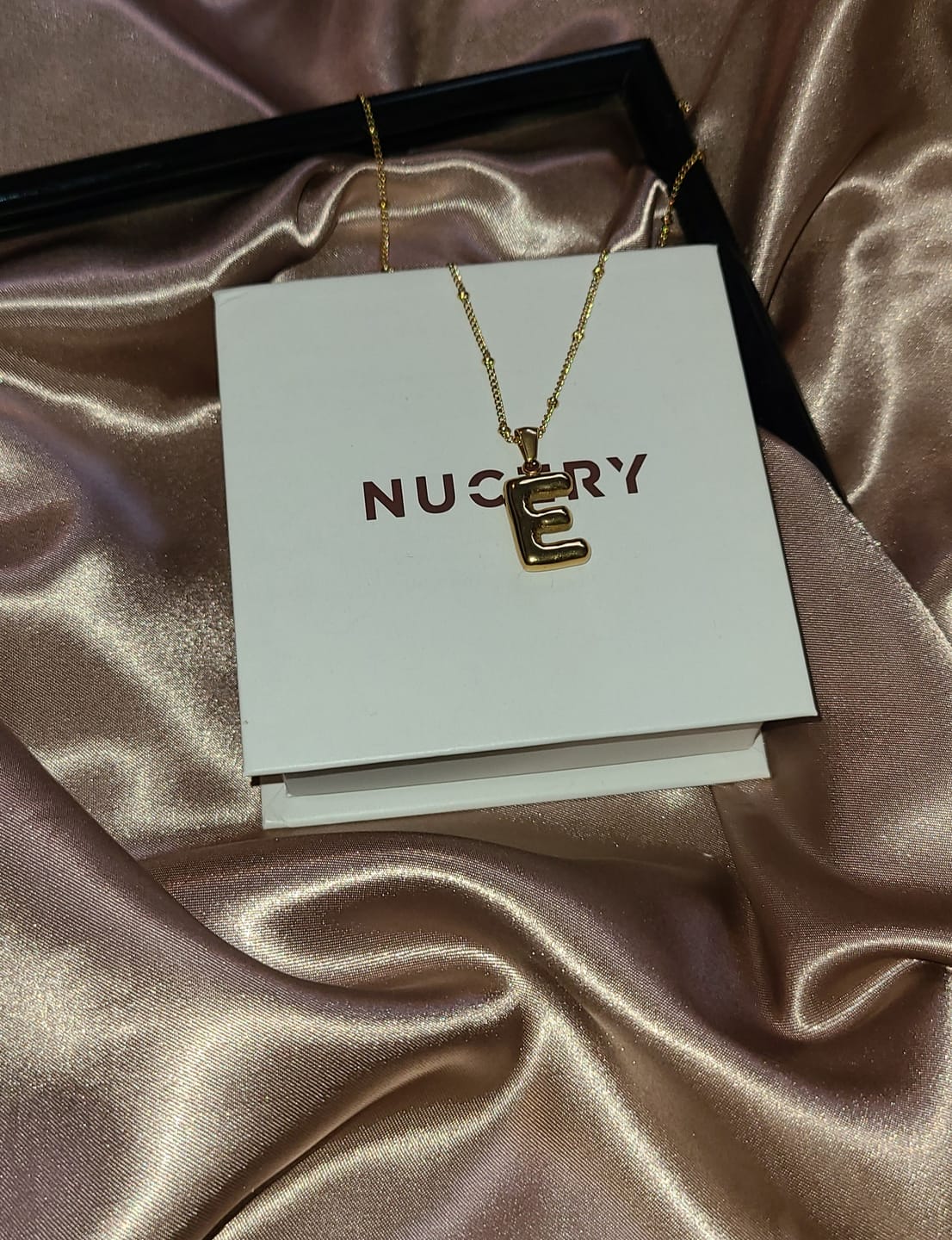 Customer photo review of Alphabet Necklace