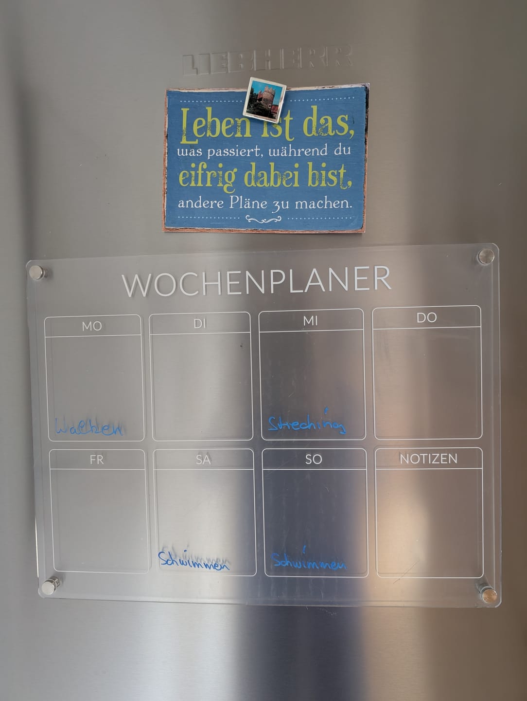 Customer photo review of Kühlschrankplaner "Wochenplan"