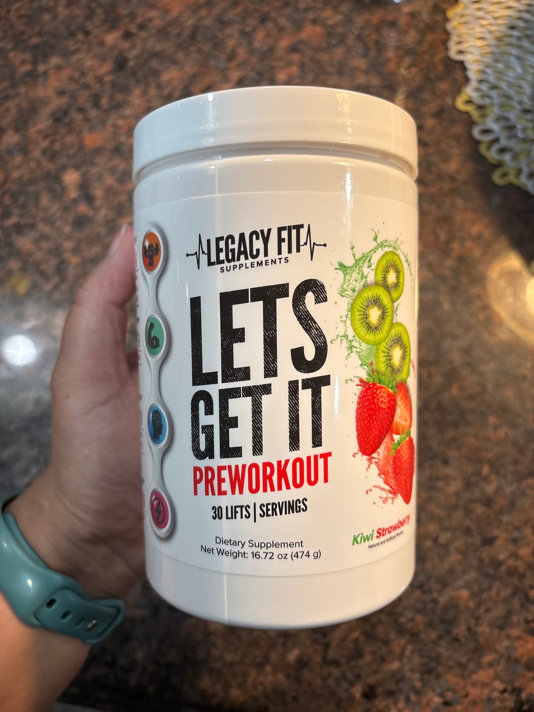 Customer photo review of LET’S GET IT PREWORKOUT