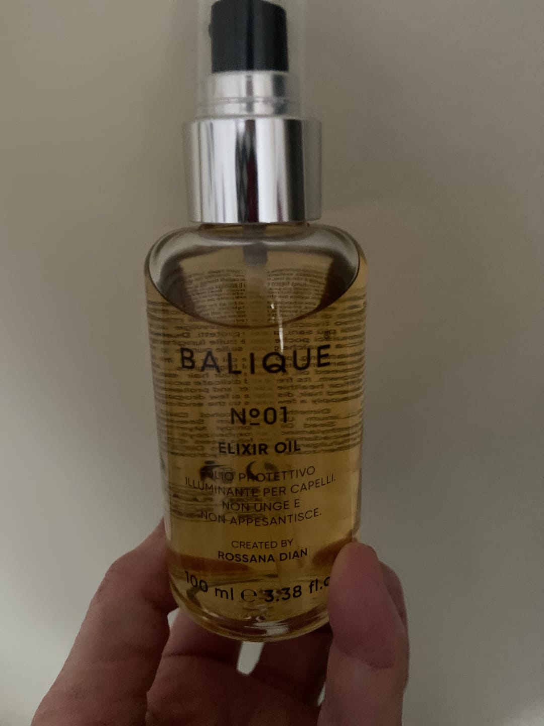 Customer photo review of N°01 - ELIXIR OIL - OLIO PROTETTIVO