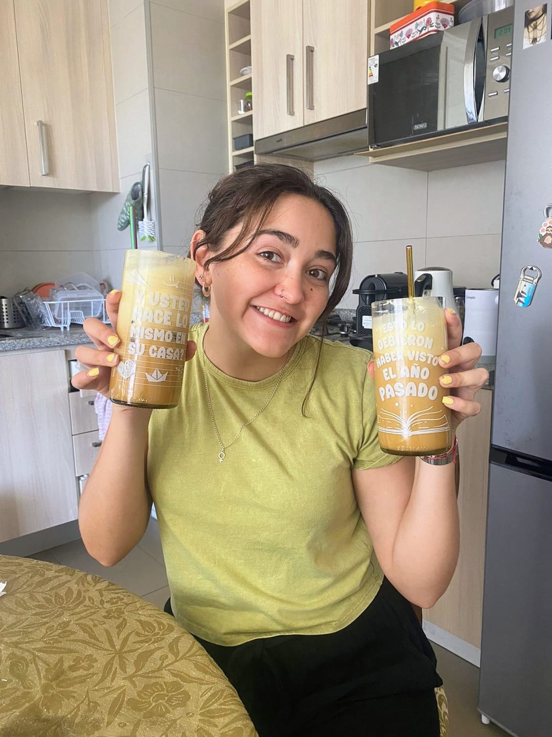 Customer photo review of Profesores - Juego de 6 Vasos