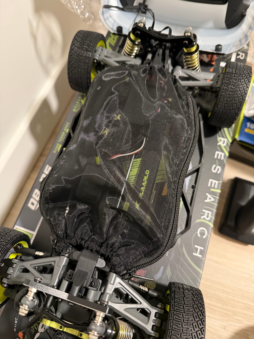 Customer photo review of Chassis Dust Cover  For XTS-F10 RC Rally Car