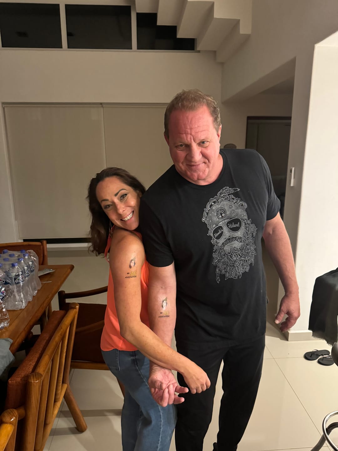 Customer photo review of Birthday AF - Temporary Tattoo